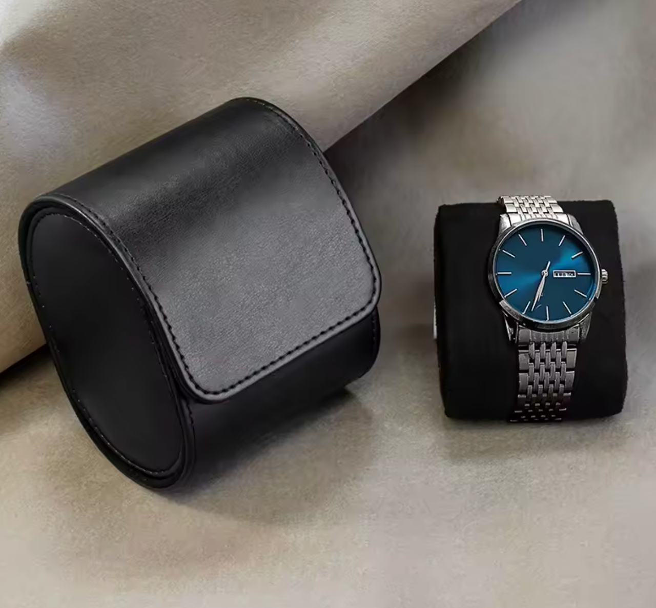 Watch Travel Case - Black